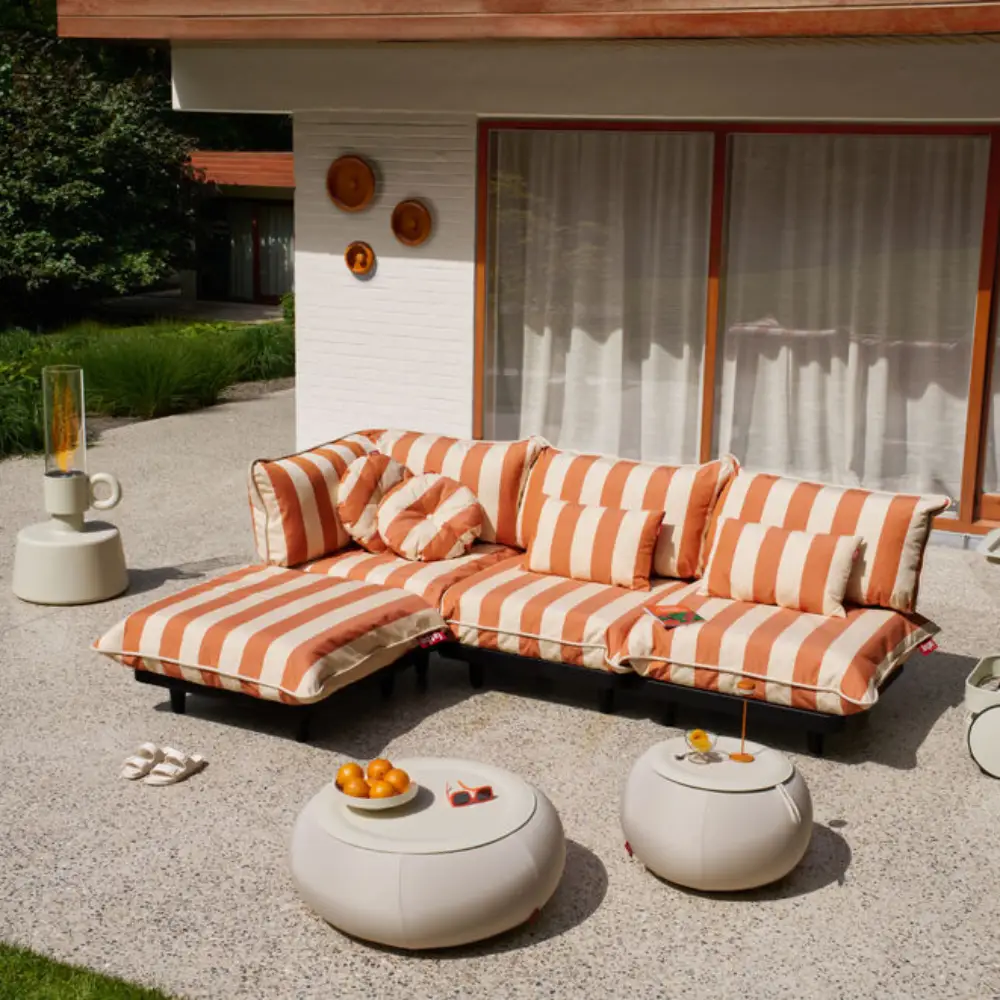 paletti hörndel left stripe orange creme