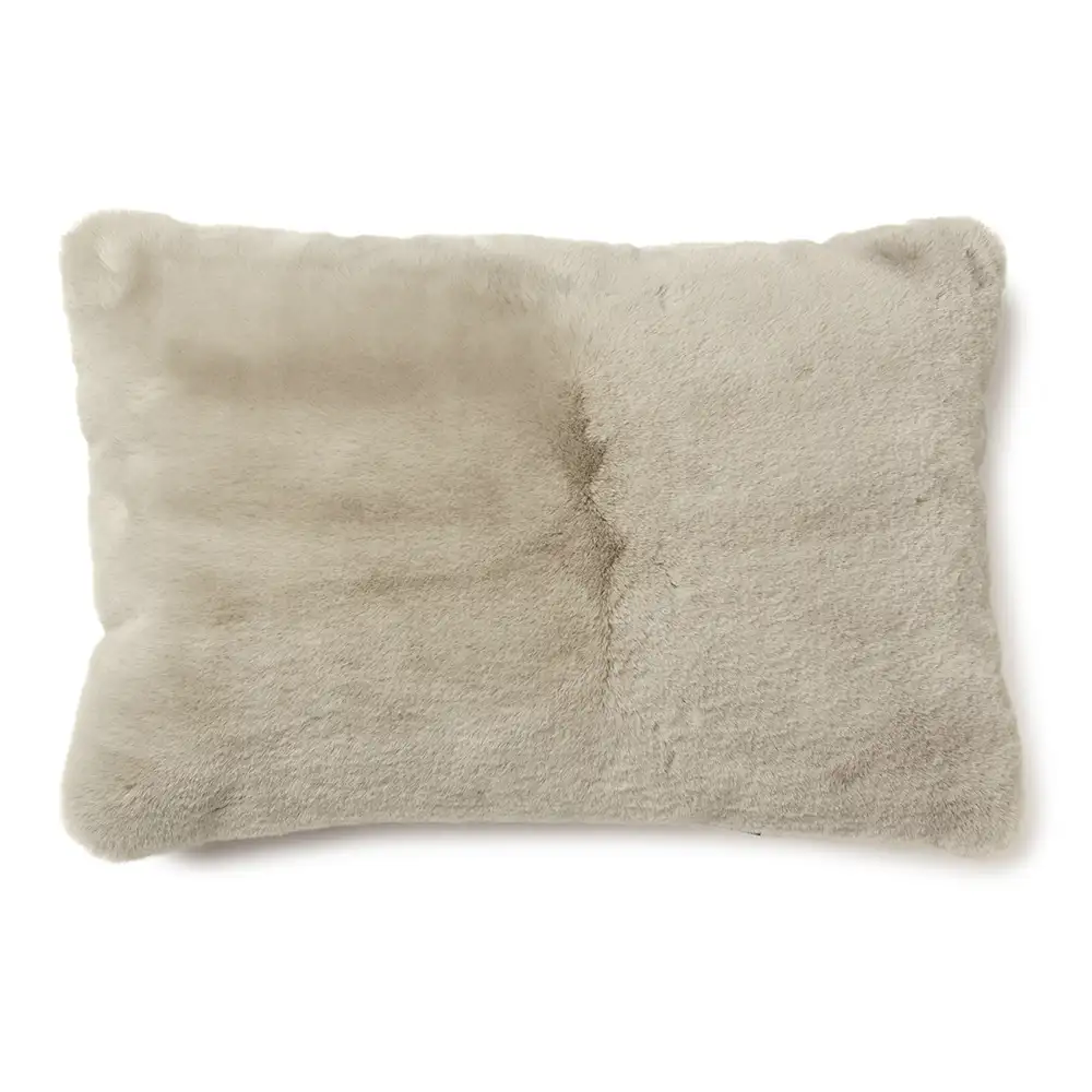 Skinnwille, Fluffy kuddfodral 40x60 cm Taupe