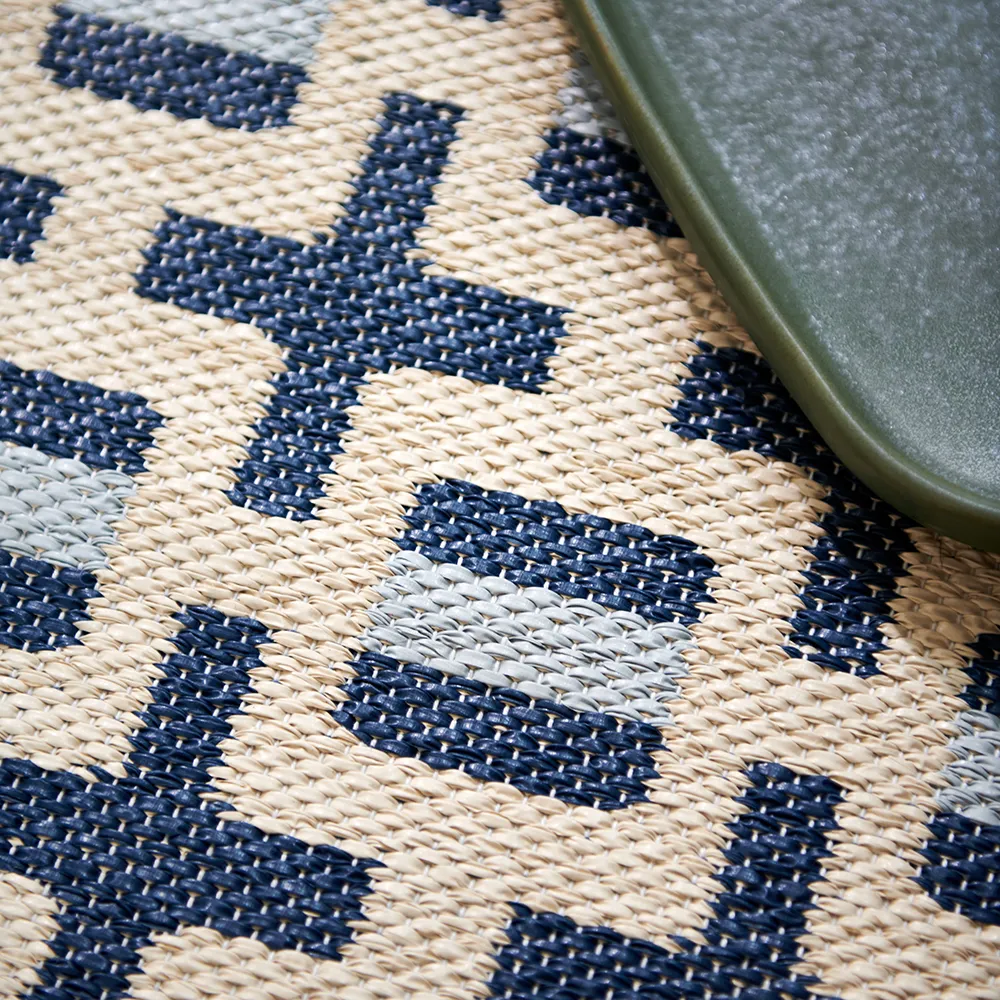 Tom matta Ocean Blue/Cream/Blue Fog 70 x 180 cm