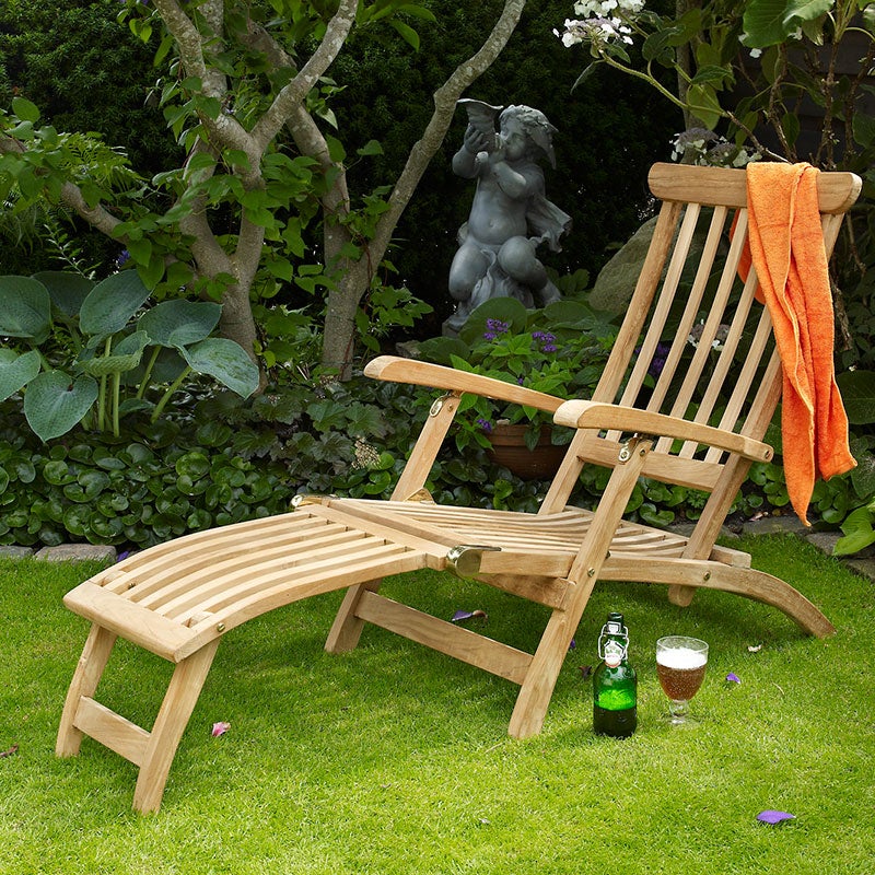 Jackson däckstol natur teak 