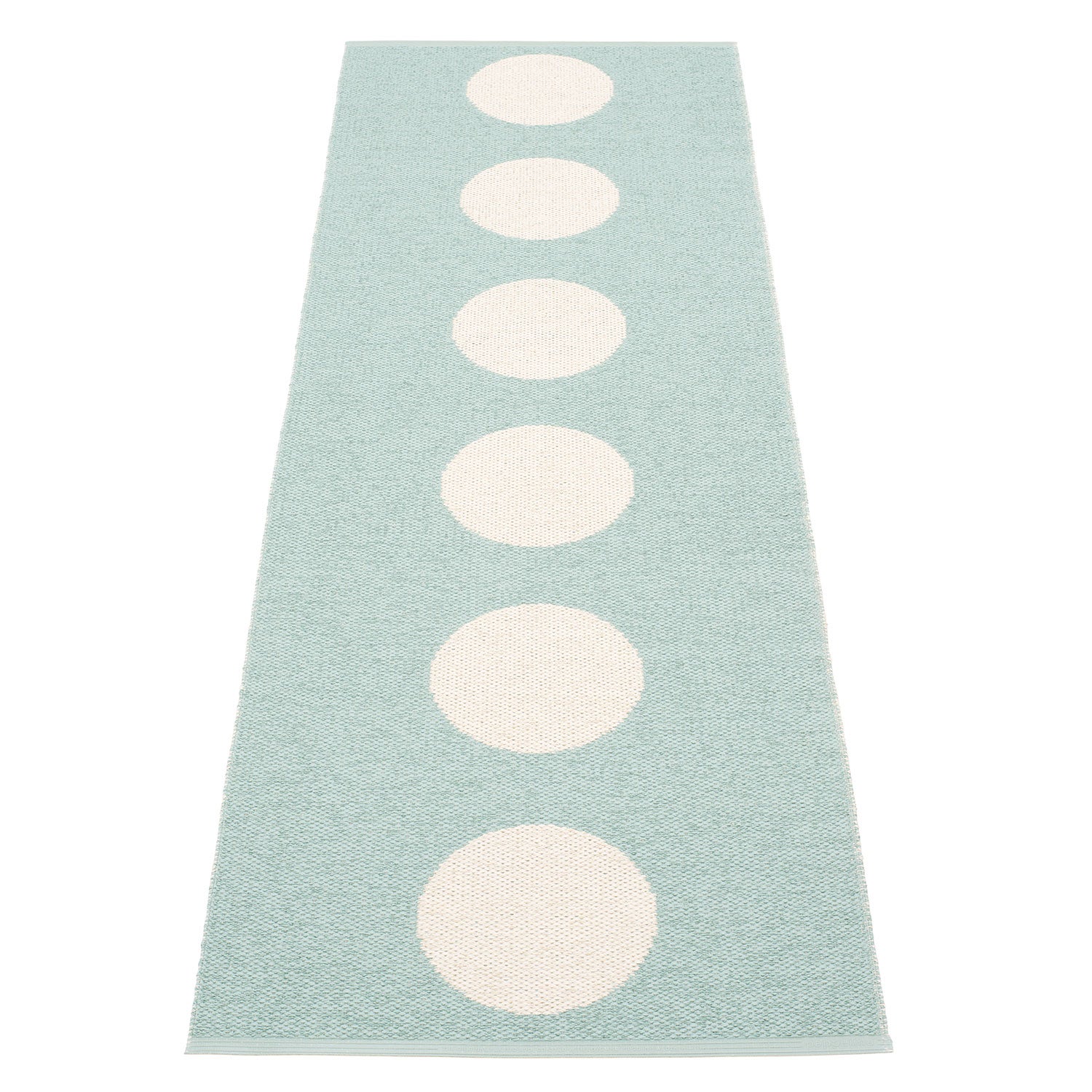 Pappelina, Vera matta 70x225 cm pale turquoise / vanilla