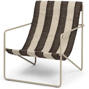 Desert Lounge Fåtölj Cashmere/Off-white/Chocolate