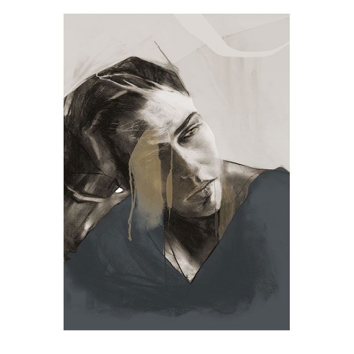 Anna Bülow, Anna Bülow poster  Strong 30x40 cm