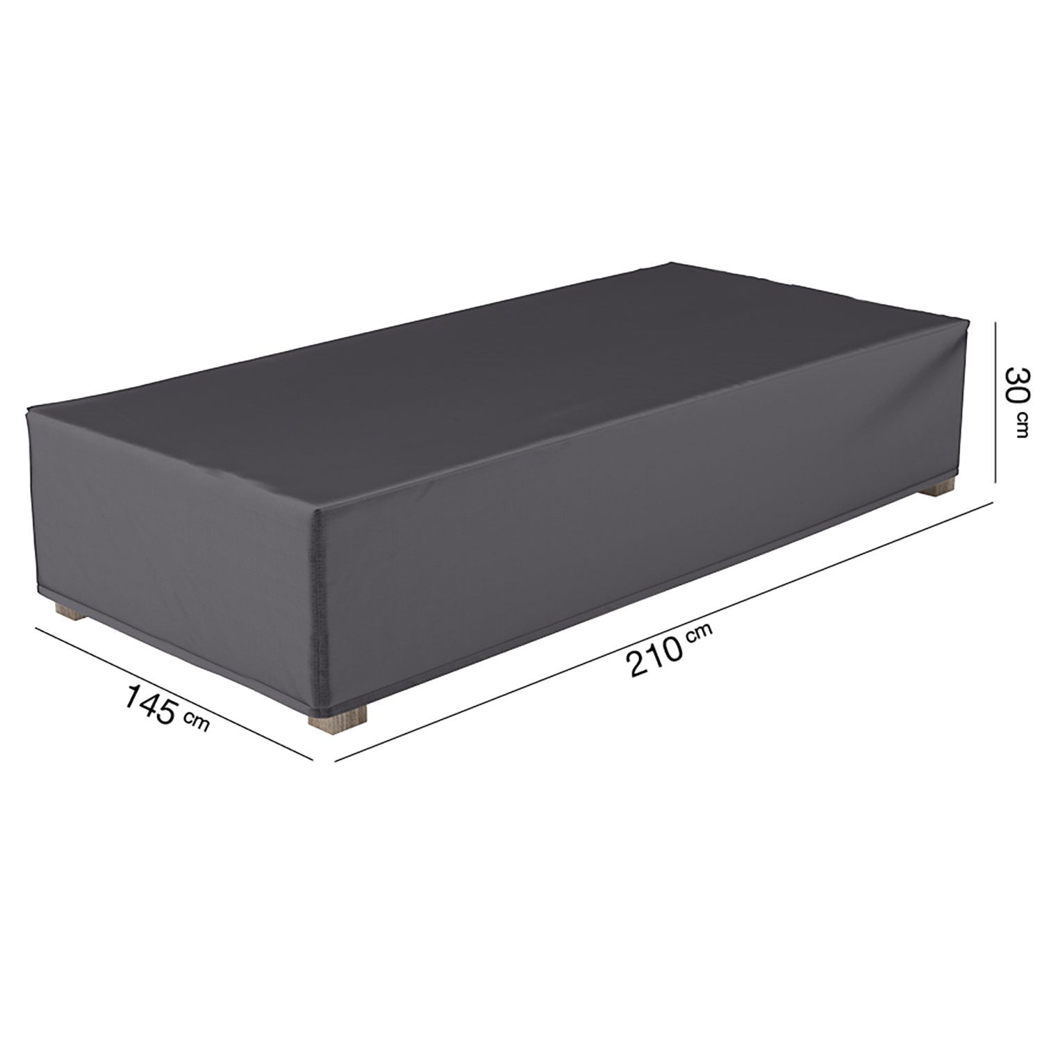 platinum aerocover, möbelskydd till solsäng 145x210 cm