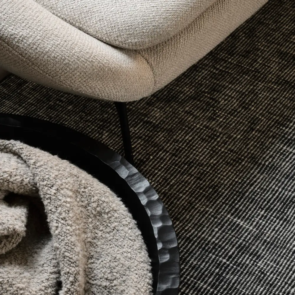 Chopped XL skål svartlackad mahogny