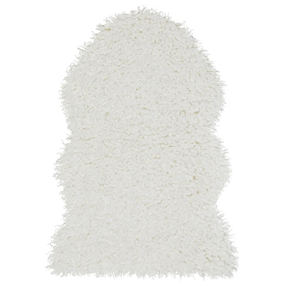 Skinnwille Wooly fäll 60×90 cm Ivory