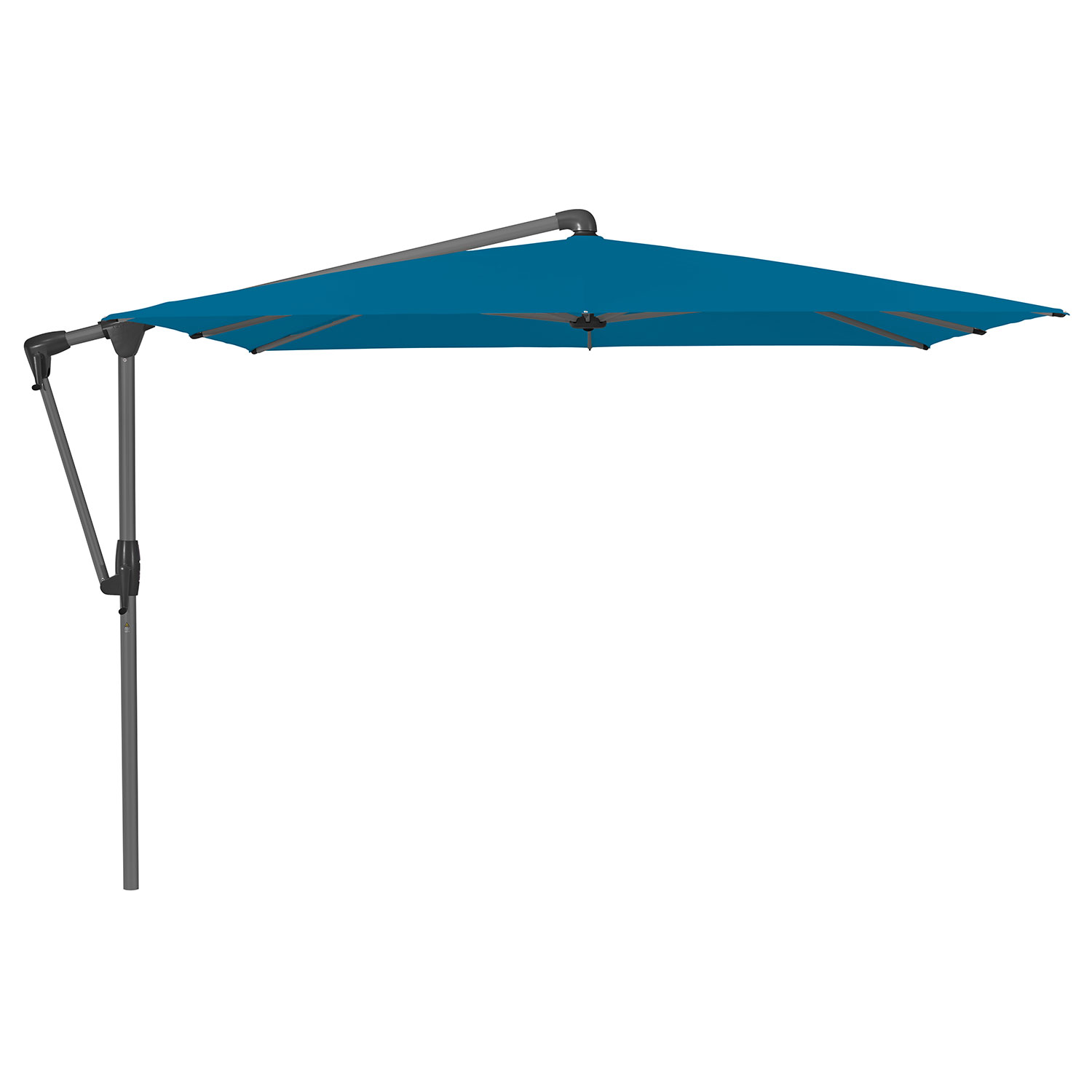 Sunwing Casa frihängande parasoll 270×270 cm kat.5 antracite alu / 647 capri Glatz