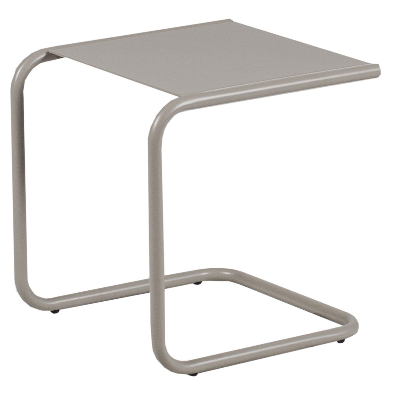 Club table cappuchino/cappuchino aluminium 