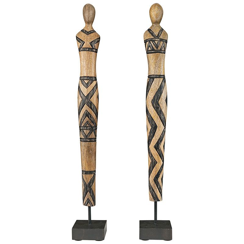 Artwood Tribal Ladies Dekoration 2-Pack