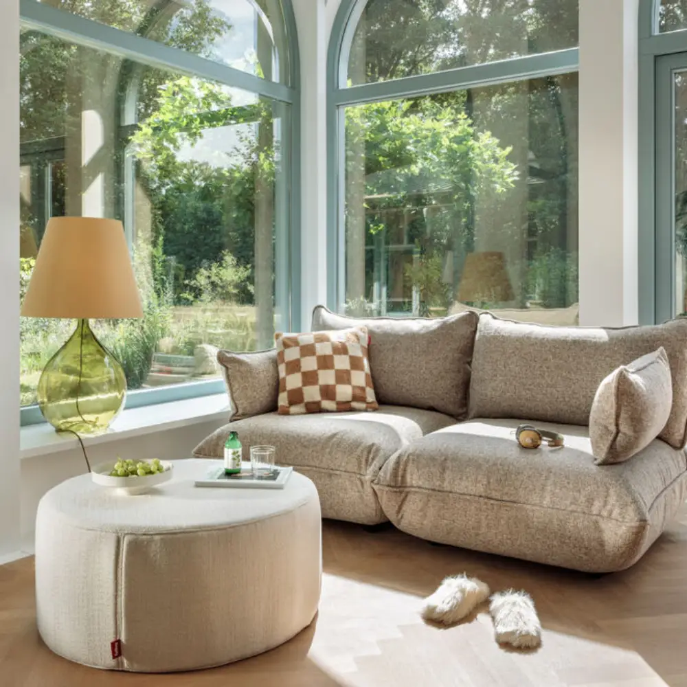 sumo armstöd boucle recycled beige