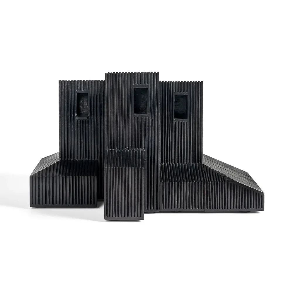 Ethnicraft, Modern Farmhouse dekoration svartlackad mahogny