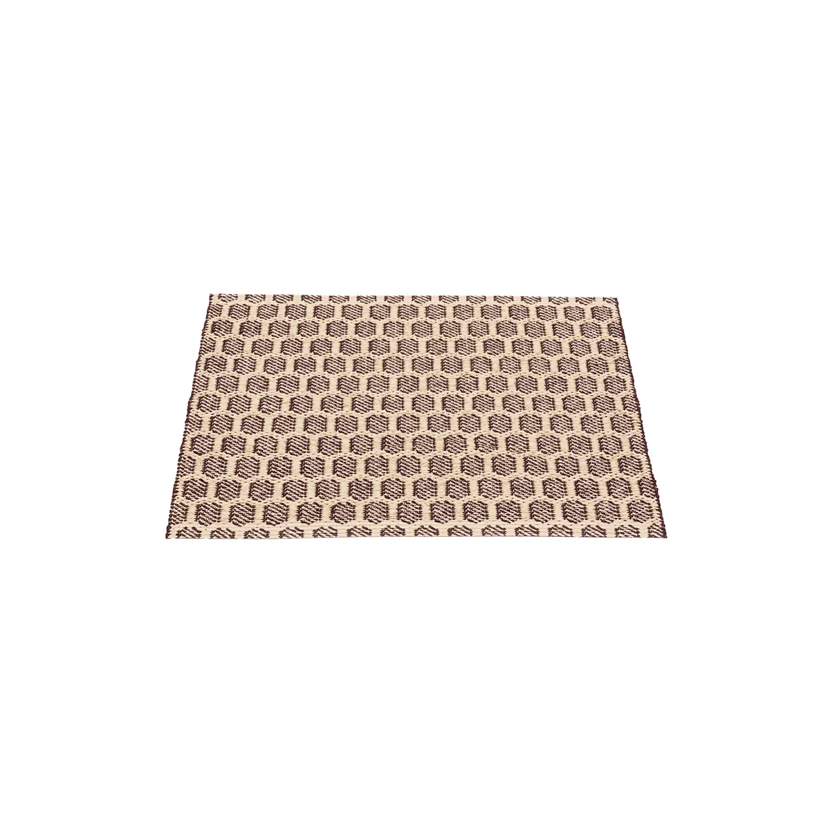 Vändbar Plastmatta MIMI Burgundy/Cream 70x50 cm