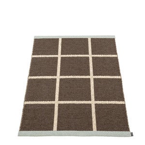 Vävd Matta Criss Pop Dark Brown