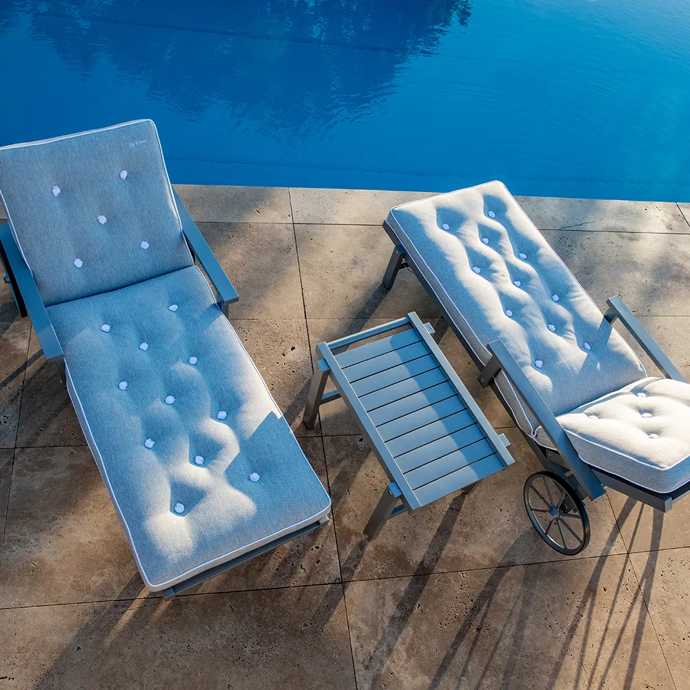 Rullbord Med Hjul Grå 