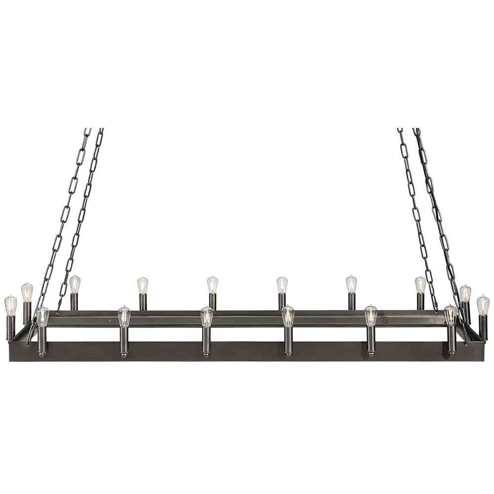 Taklampa Crown 148x48 Cm Iron