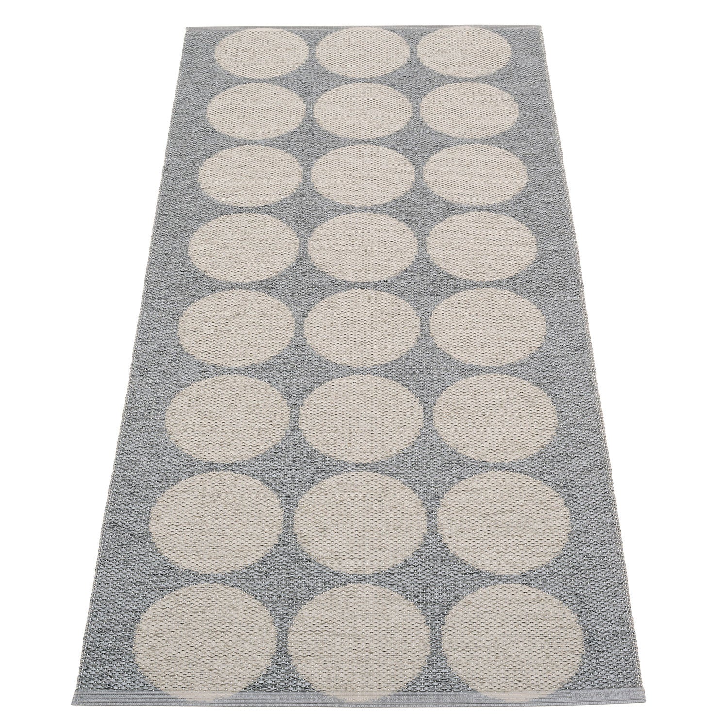 Pappelina, Hugo matta 70x160 cm granitmetallic / warm grey