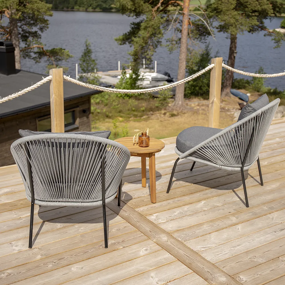 Lindos Fåtölj grå