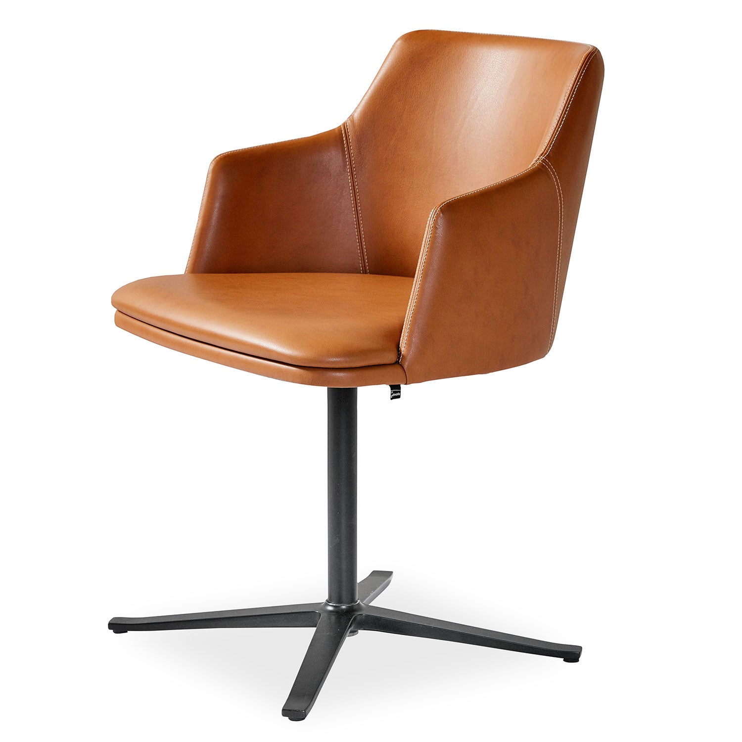 Sm55 Snurrstol med läder