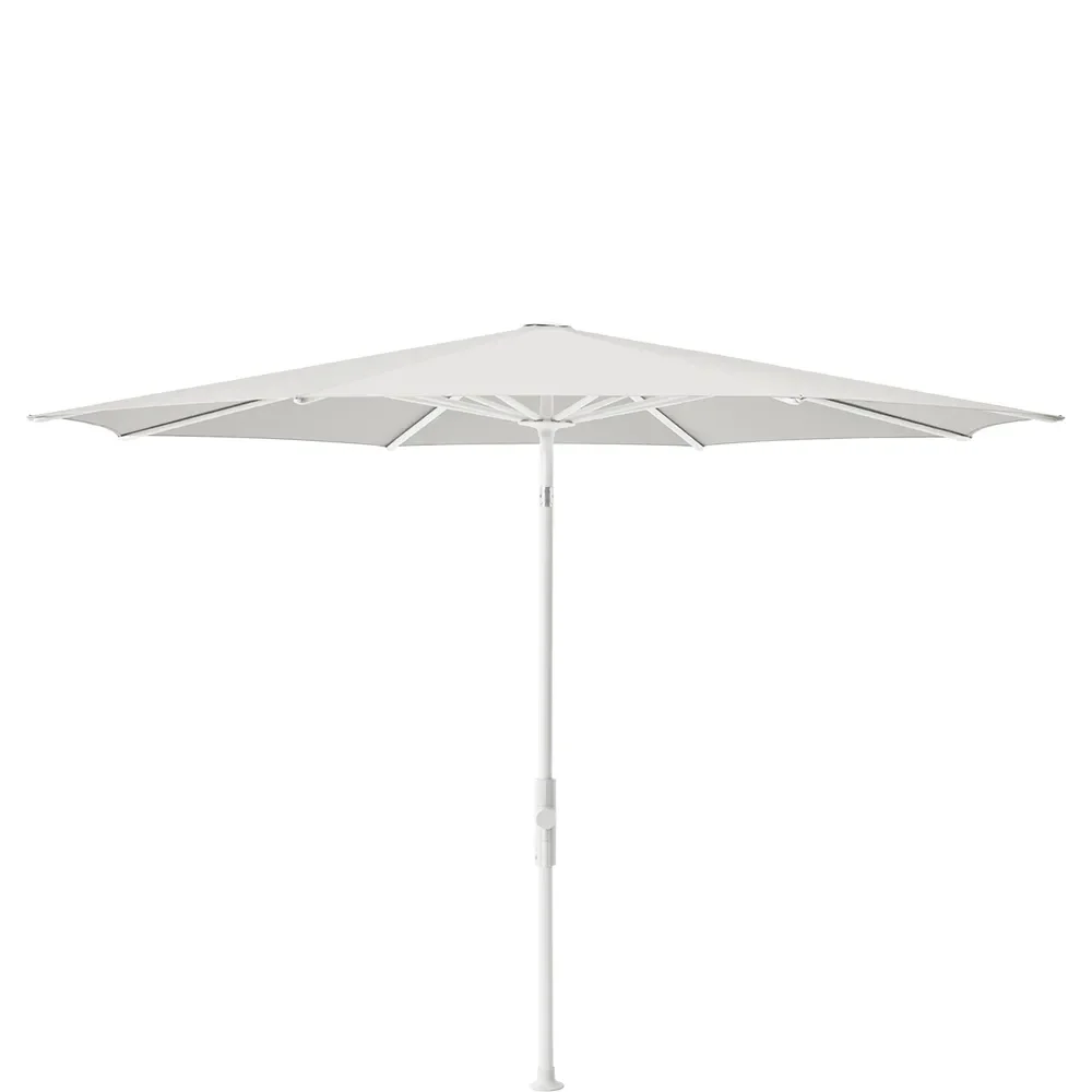 Glatz, Twist 300 cm parasoll matt white Kat.5 665 Chrome