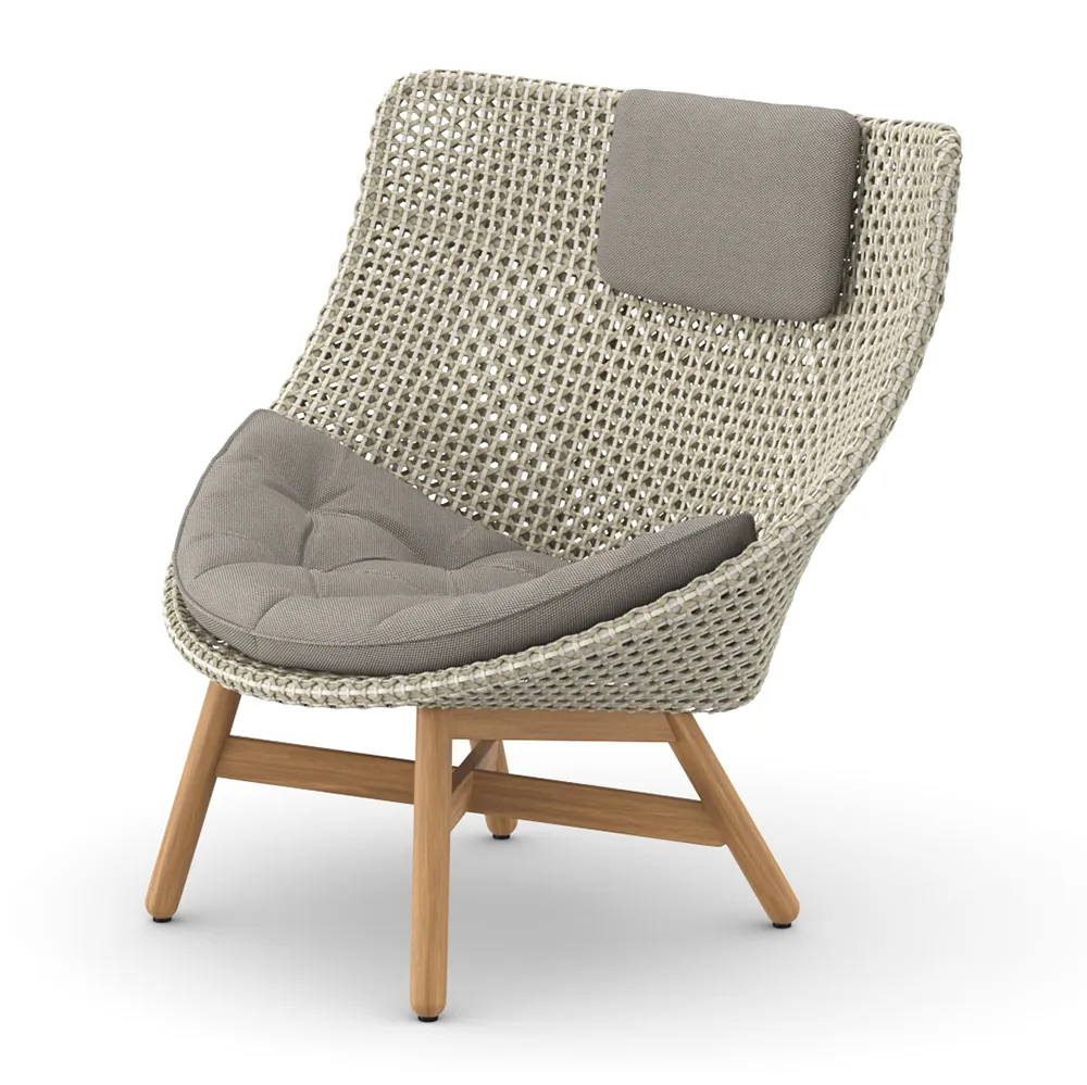 Dedon, Mbrace wingchair teak AY5 teak 0205 sea salt 0140