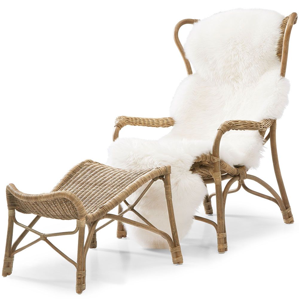 Praktö Fotpall Natur rotting