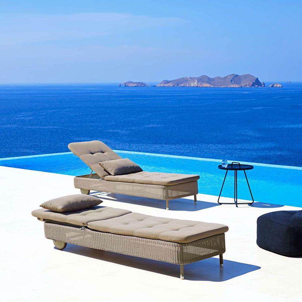 Presley Solsäng Taupe Konstrotting