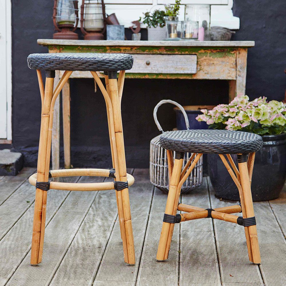 Simone Barstol Låg Svart 