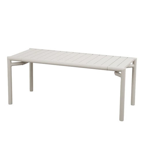 Bliss soffbord/bänk Sand, aluminium