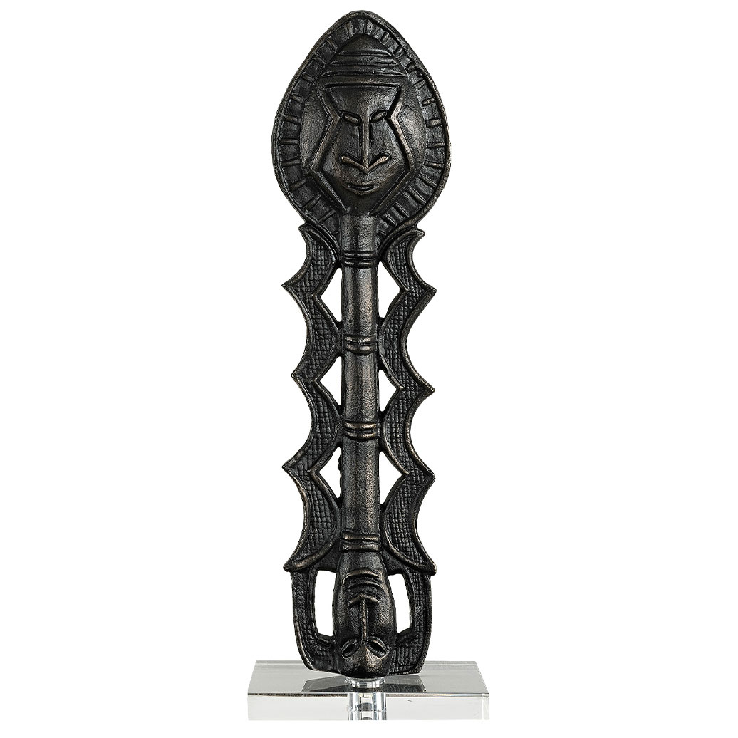Artwood Yoruba Dekoration Antique Bronze