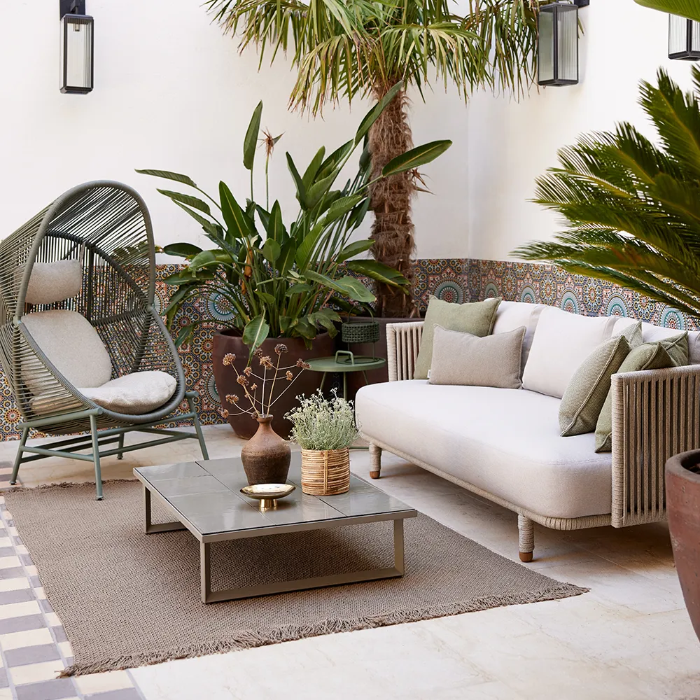 Knit matta 240x170 cm Dark sand