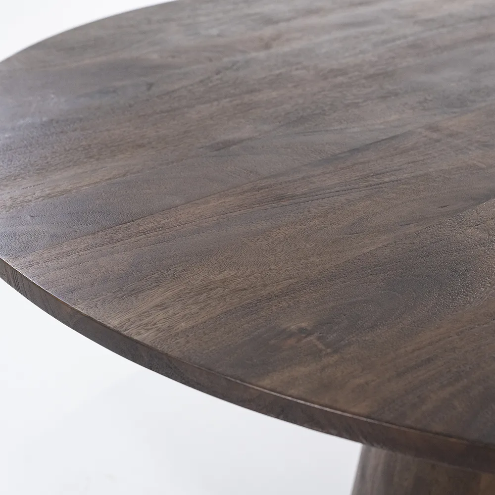 Aron Matbord rund 130 cm - brun