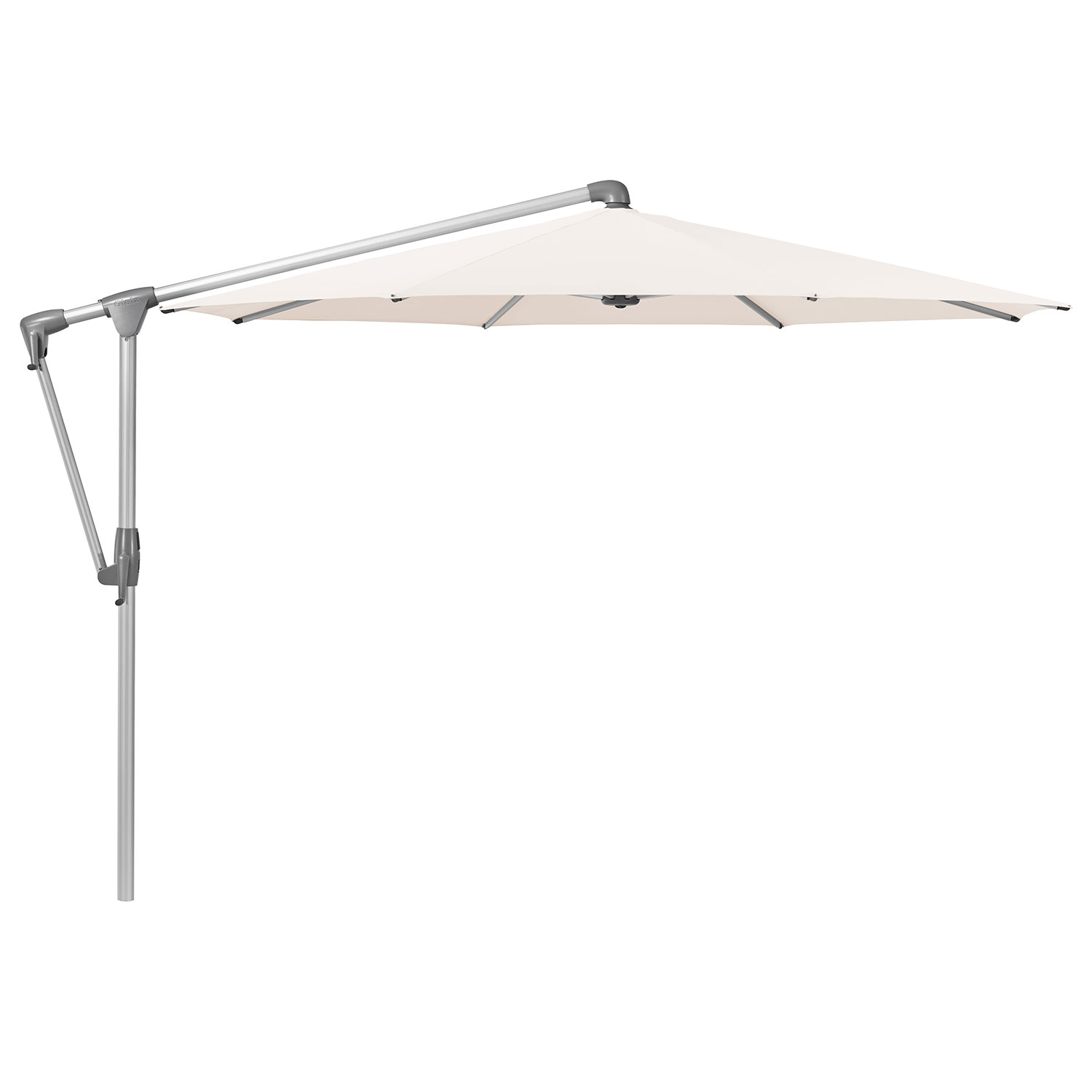 Sunwing Casa frihängande parasoll 300 cm kat.4 anodizerad alu / 453 vanilla Glatz