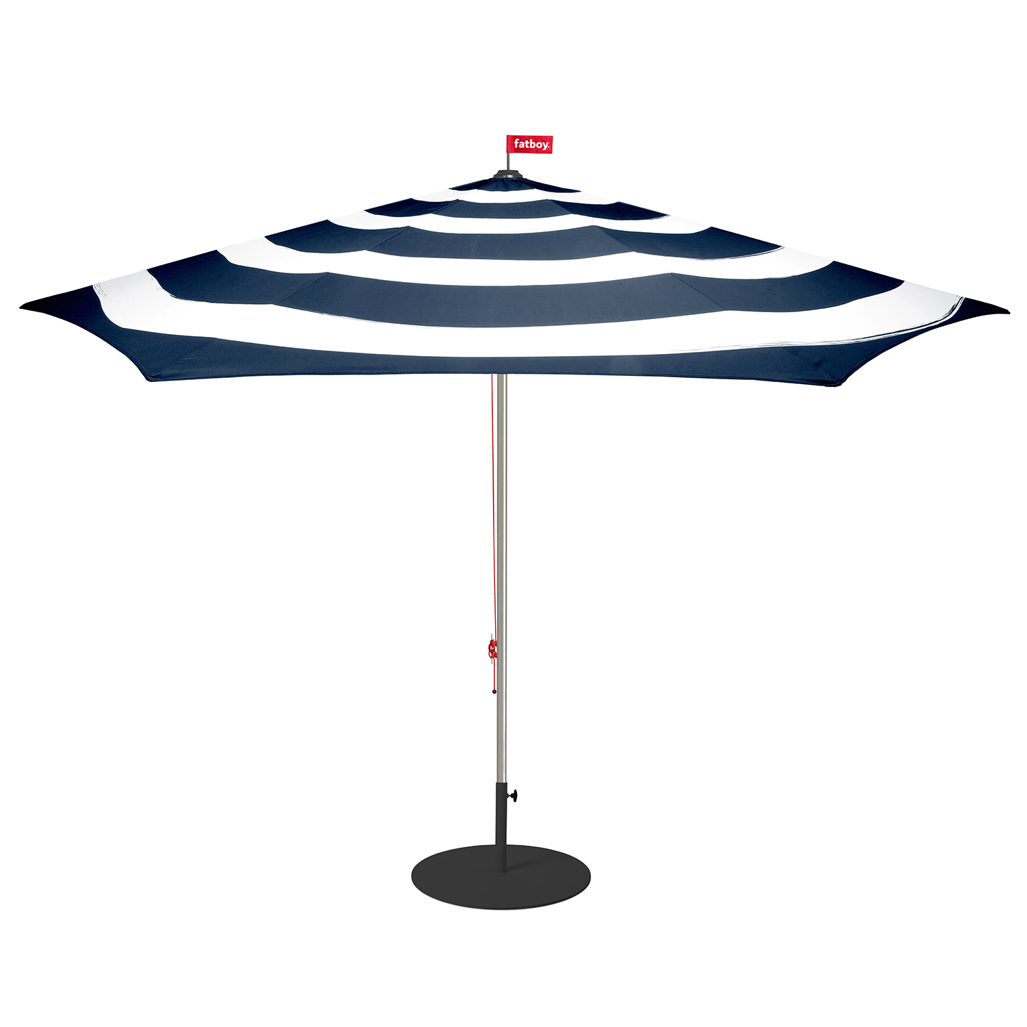 Fatboy Stripesol parasoll 350 cm dark blue