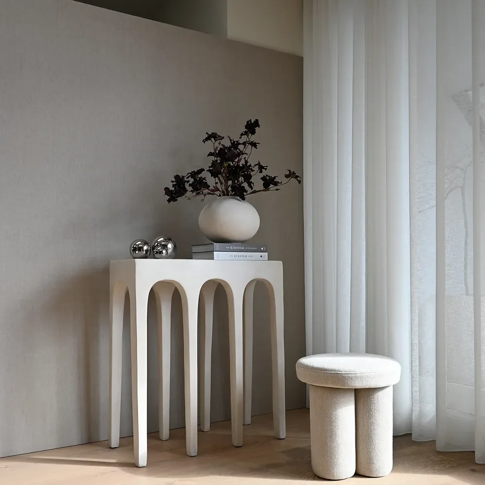 Bow konsolbord litet - Birch