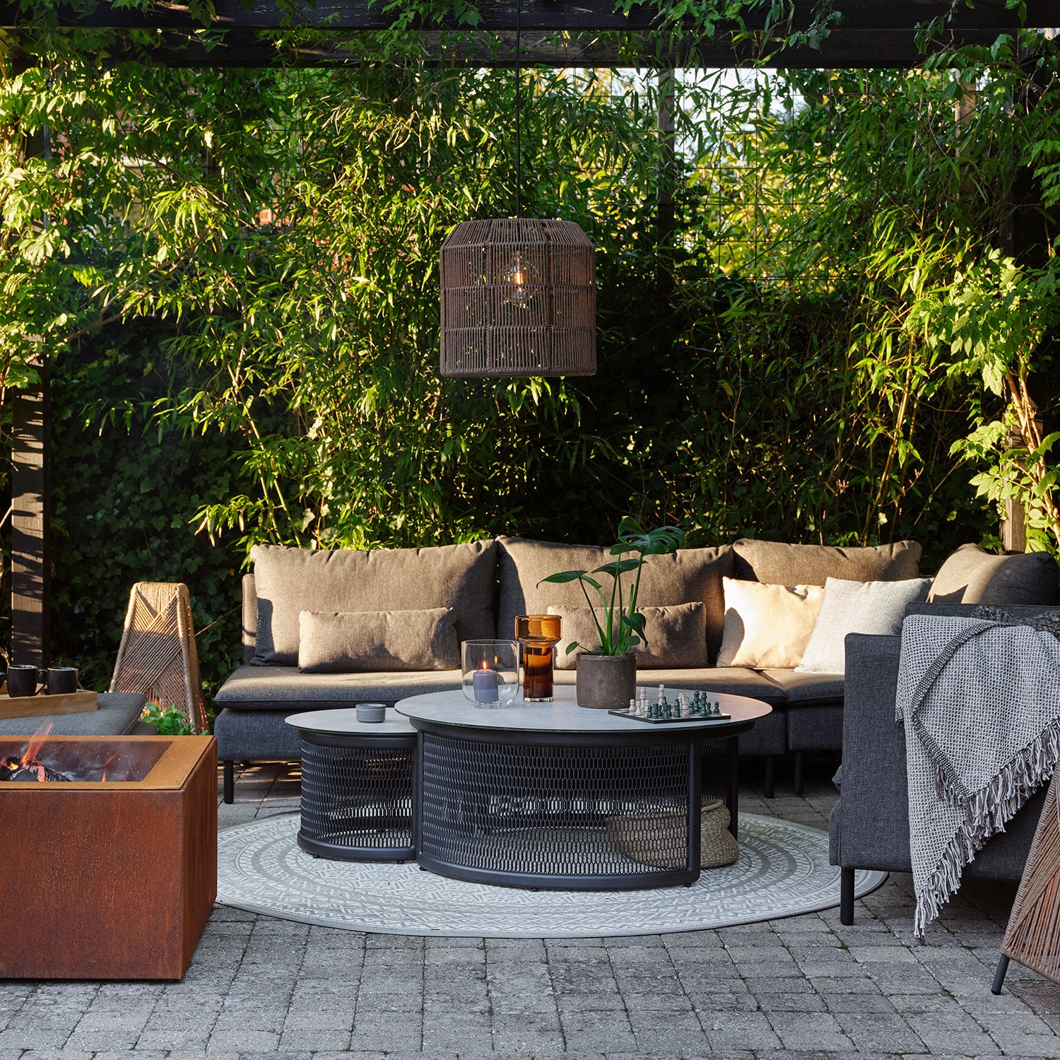 Callisto 2-sits sittdel grå 