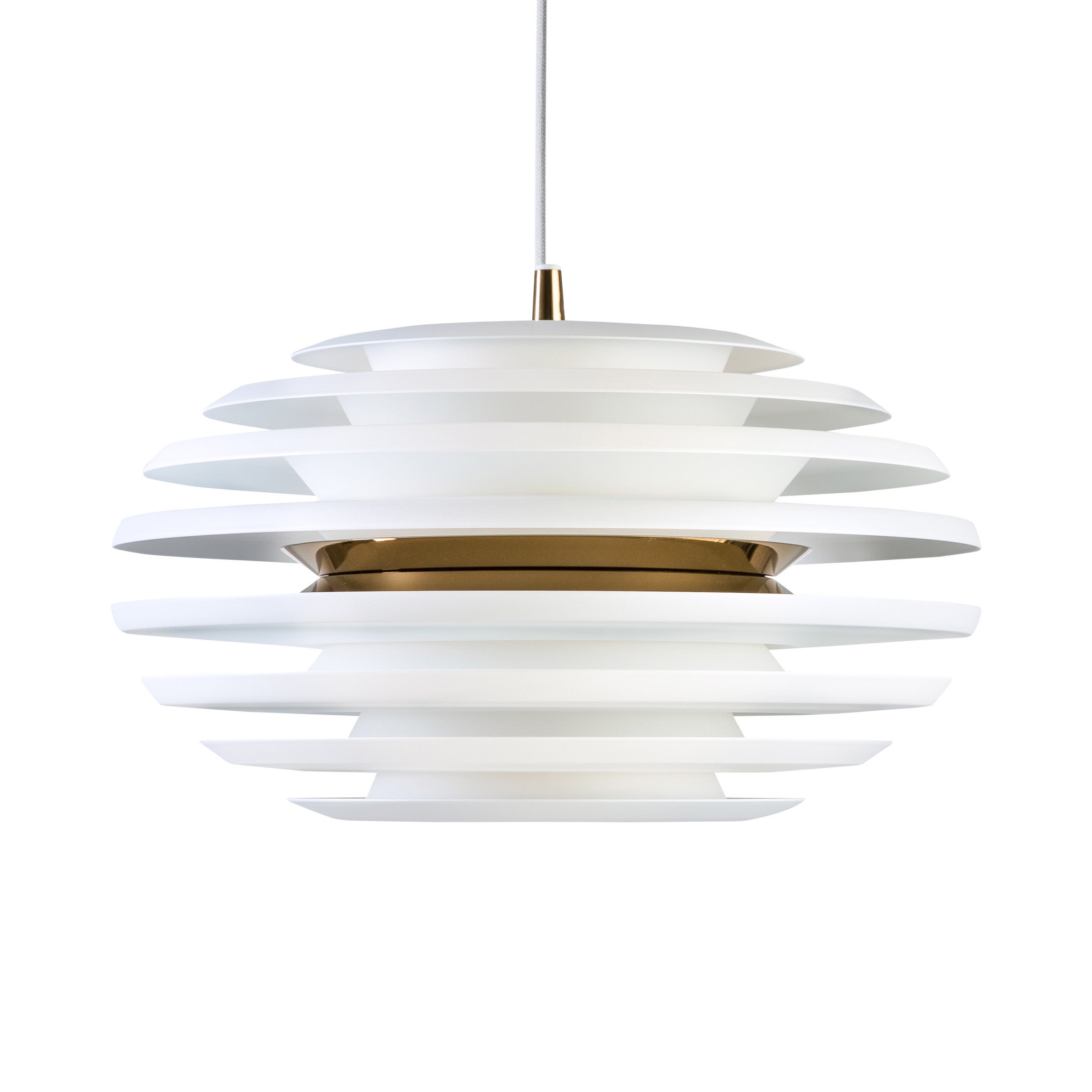 Belid, Ellipse Pendel D400 Mattvit/Mässing