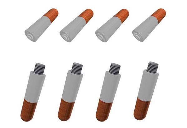 Cane-line, Frame 4 Toppar & 4 Ben Vit