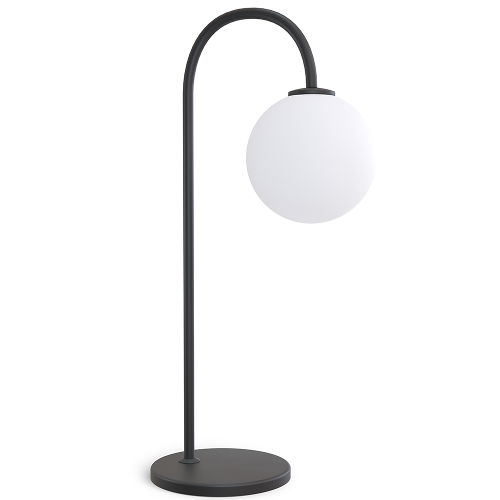 Herstal, Ballon bordslampa svart G9