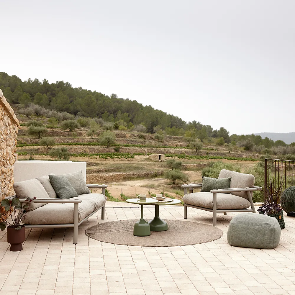 Knit matta 200 cm Dark sand