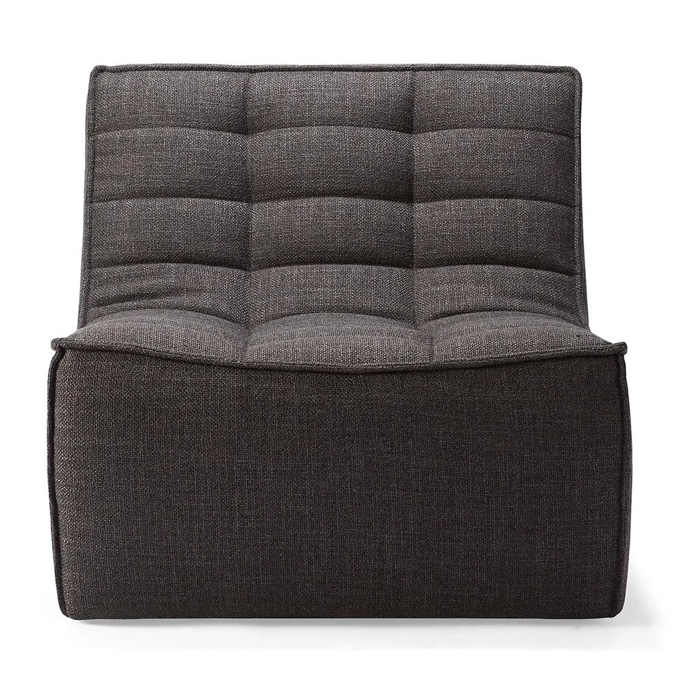 Ethnicraft, N701 Fåtölj Dark Grey