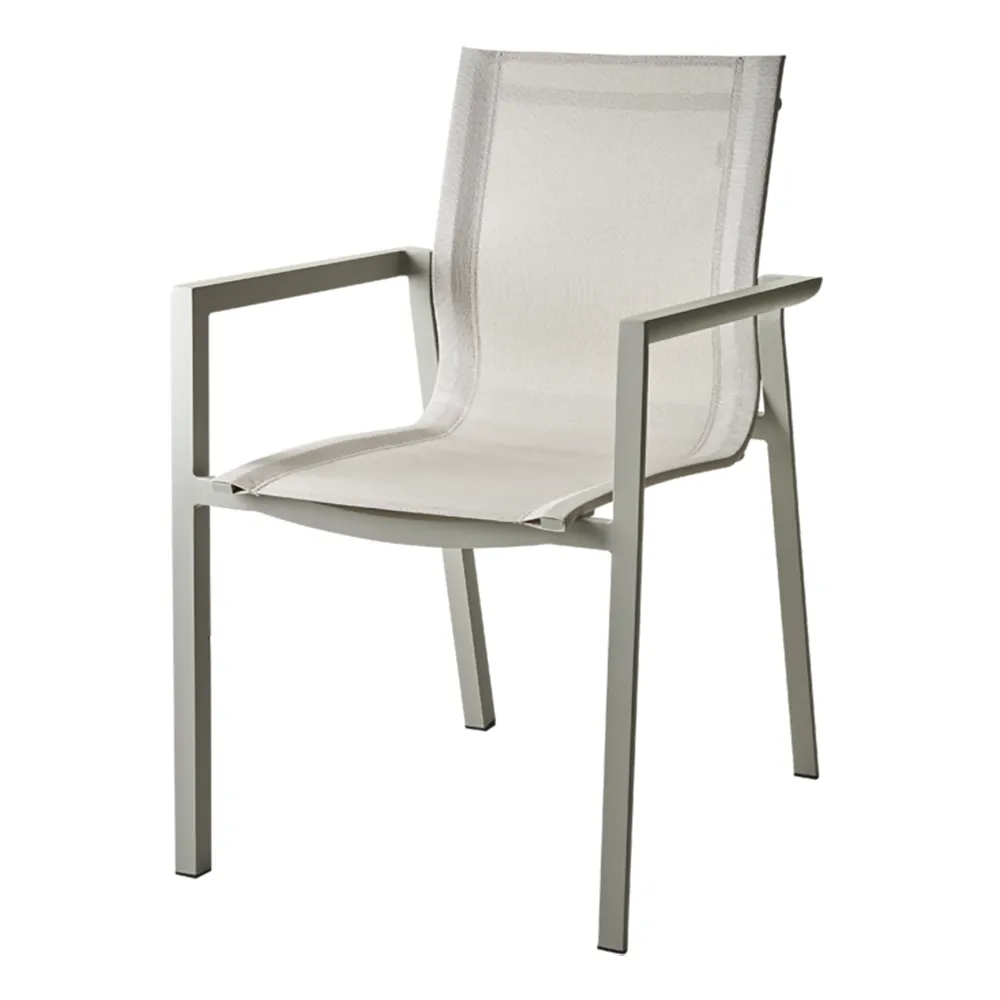 brafab, delia stablestol ljusgrå/textilene