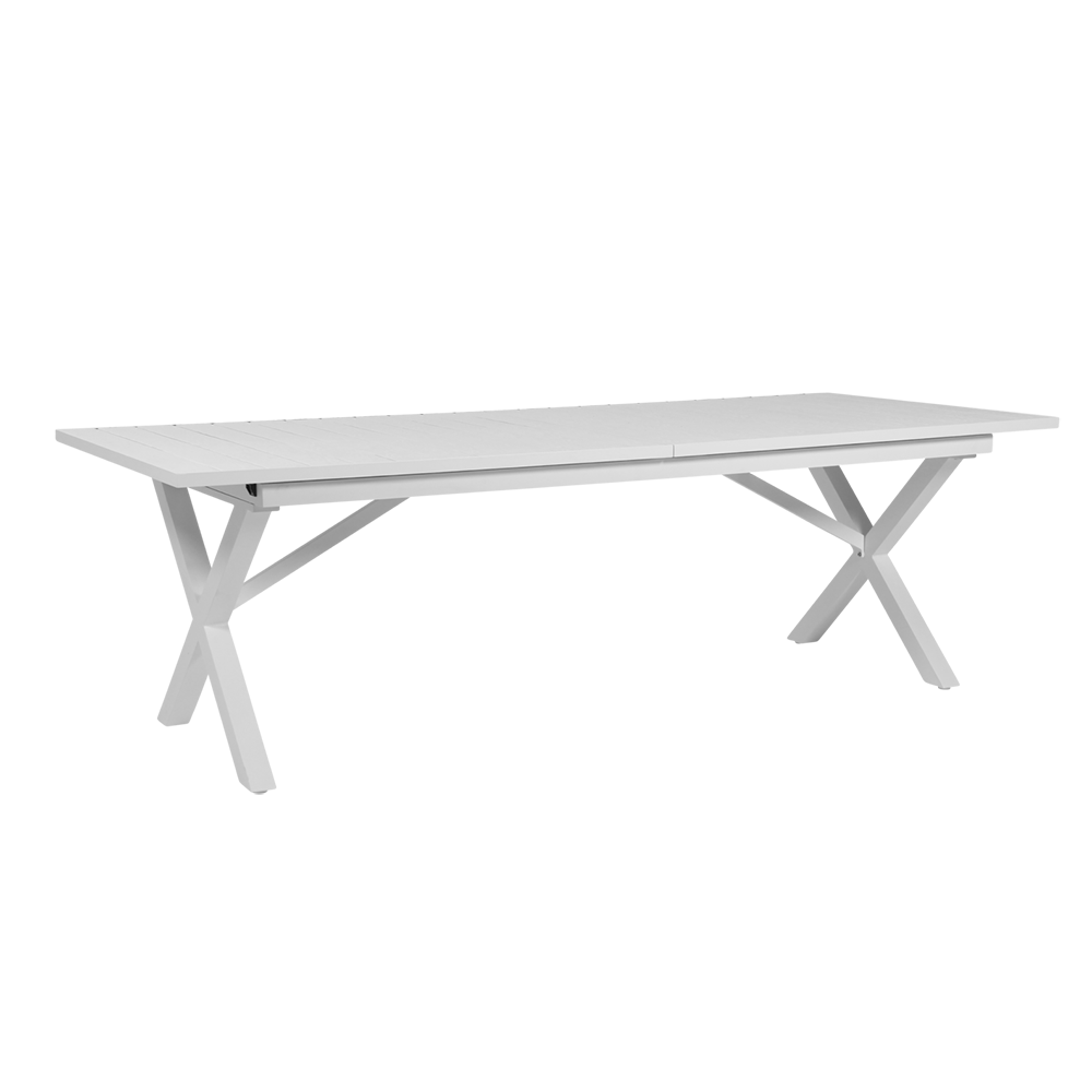 Hillmond bord 100x240-310  cm vit 