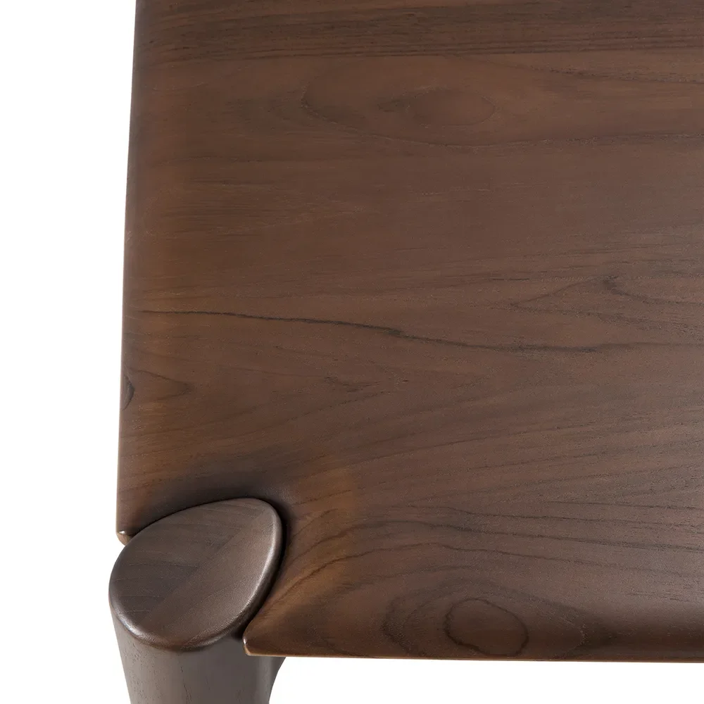 PI Matbord 80x140 cm Brunlackad Teak