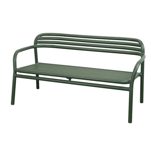 Bliss soffa, stapelbar Dark green, aluminium