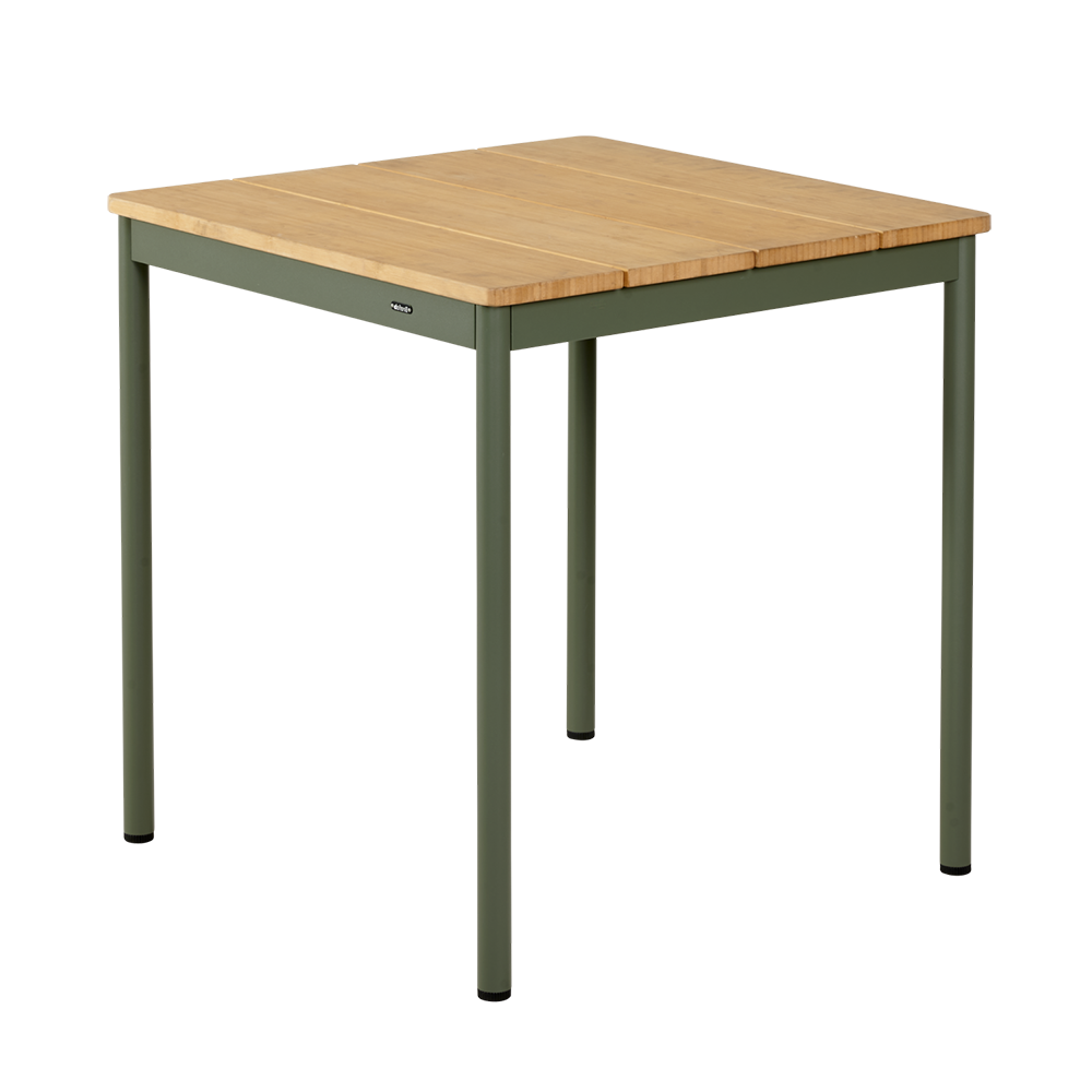 brafab, nox bistro bord 70x70 - bambu/nordic green