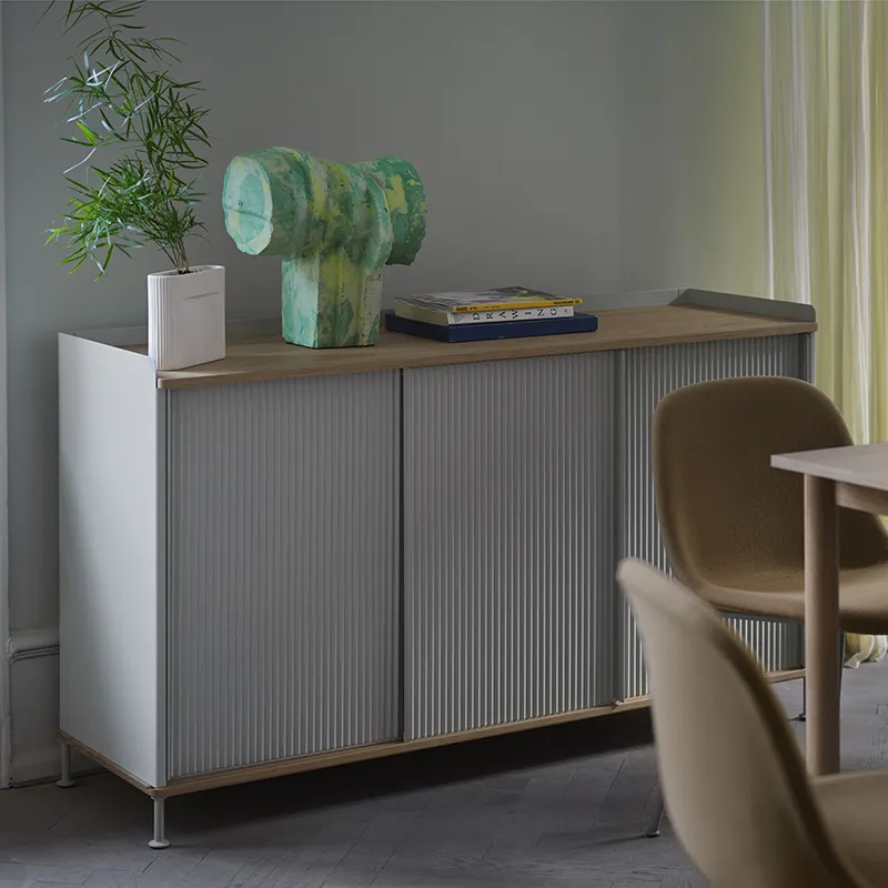Enfold Sideboard 148 x 45 cm  - Oiled oak Grey