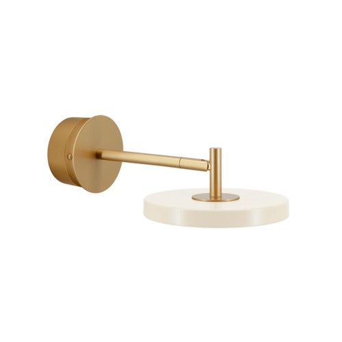 Asteria Wall Short Vägglampa Ø15 cm Pearl White