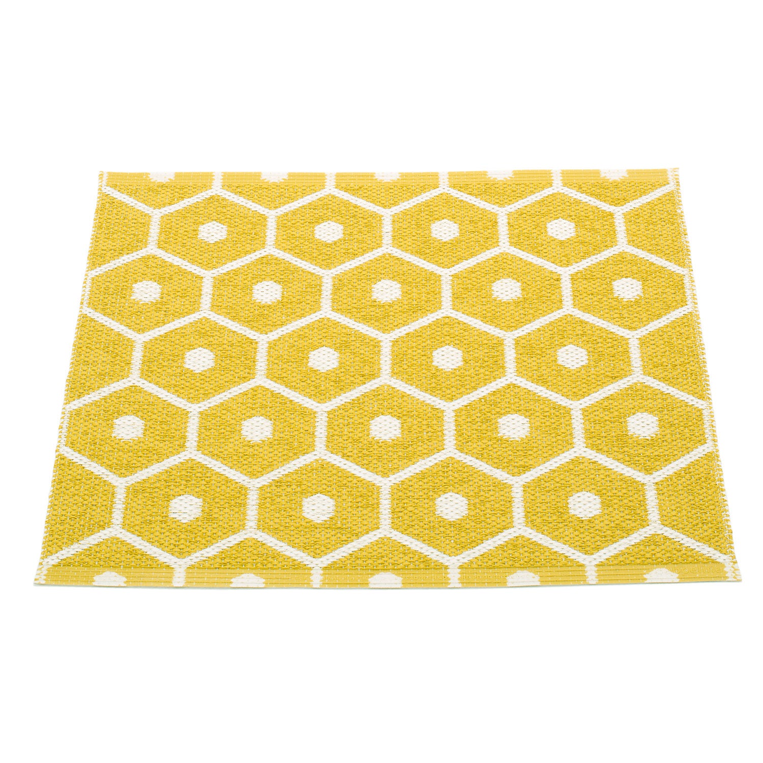 pappelina, honey matta 70x60 cm mustard / vanilla