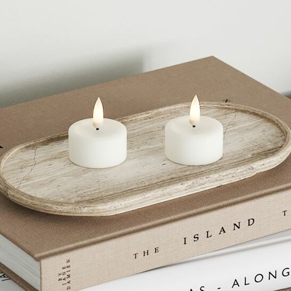 Alternativ bild 1 för DeluxeHomeart - Värmeljus LED 4,1 cm 2-pack vit