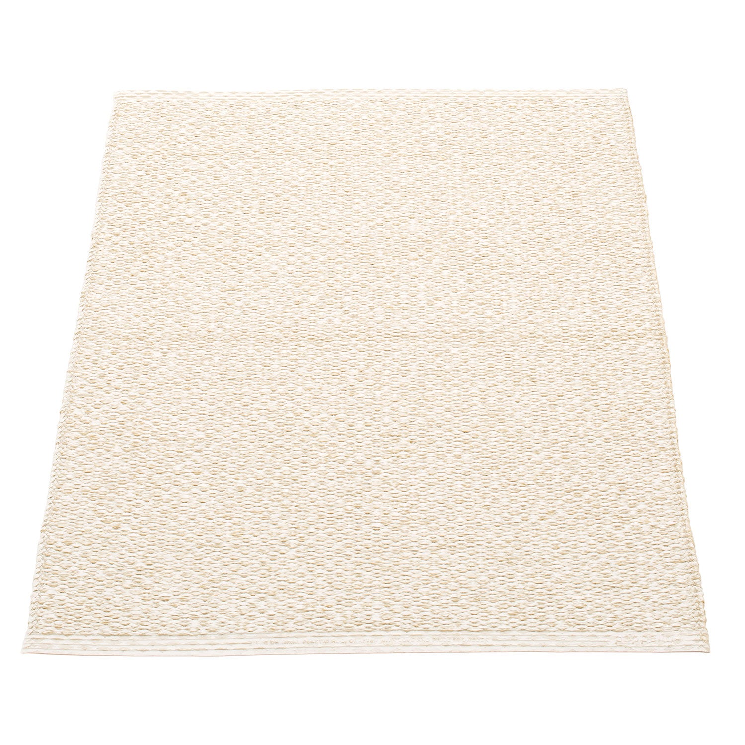 Svea matta 70x90 cm champagne metallic / vanilla 